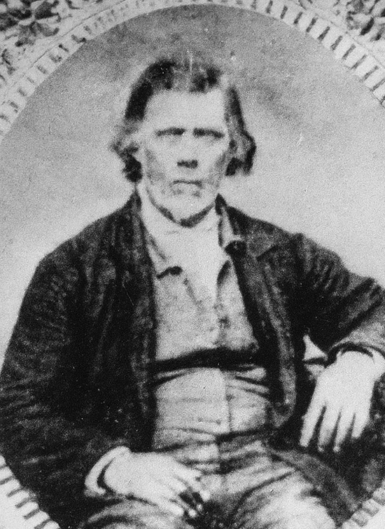 Portrait of Thomas B. Marsh, older man seated in formal attire